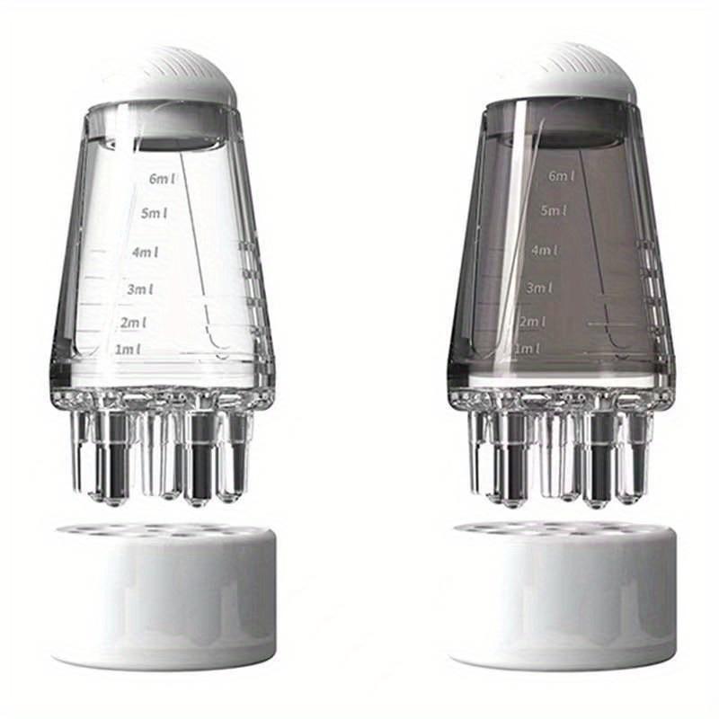 1-Piece scalp care set including scalp massage comb and mini portable liquid guide comb for scalp care