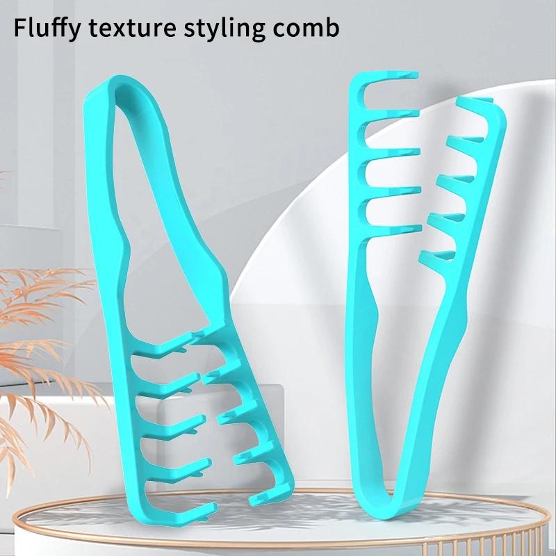 Hair Volumizing Comb, ABS Plastic Fluffy Textured Styling Tool for Normal Hair, Natural Looking Hair Root Lifting and Coverage