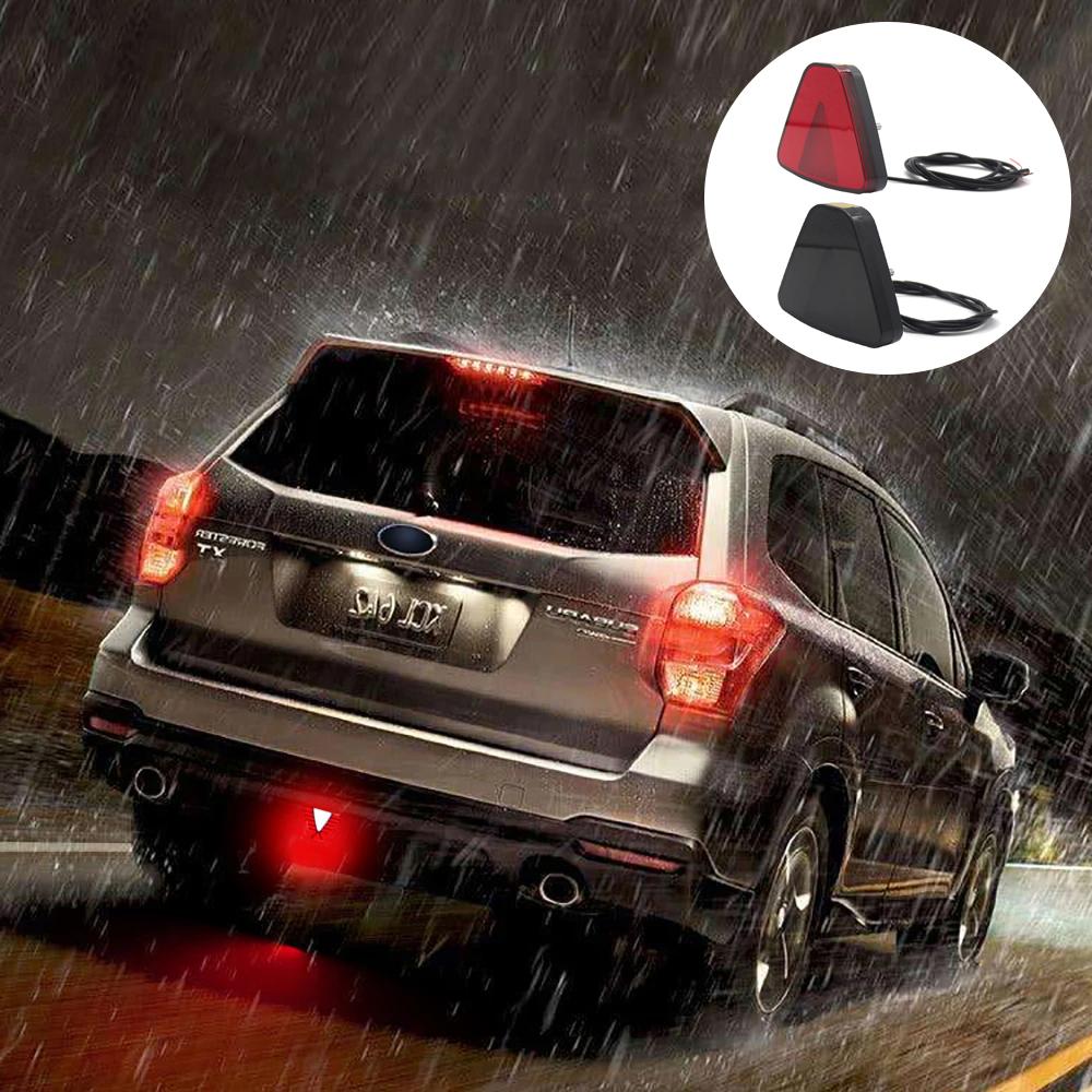 Car Motorcycle LED Brake Pilot Light Rear Tail Flash Lights Auto Warning Reverse Stop Safety Signal Lamp Led Blinker 12V