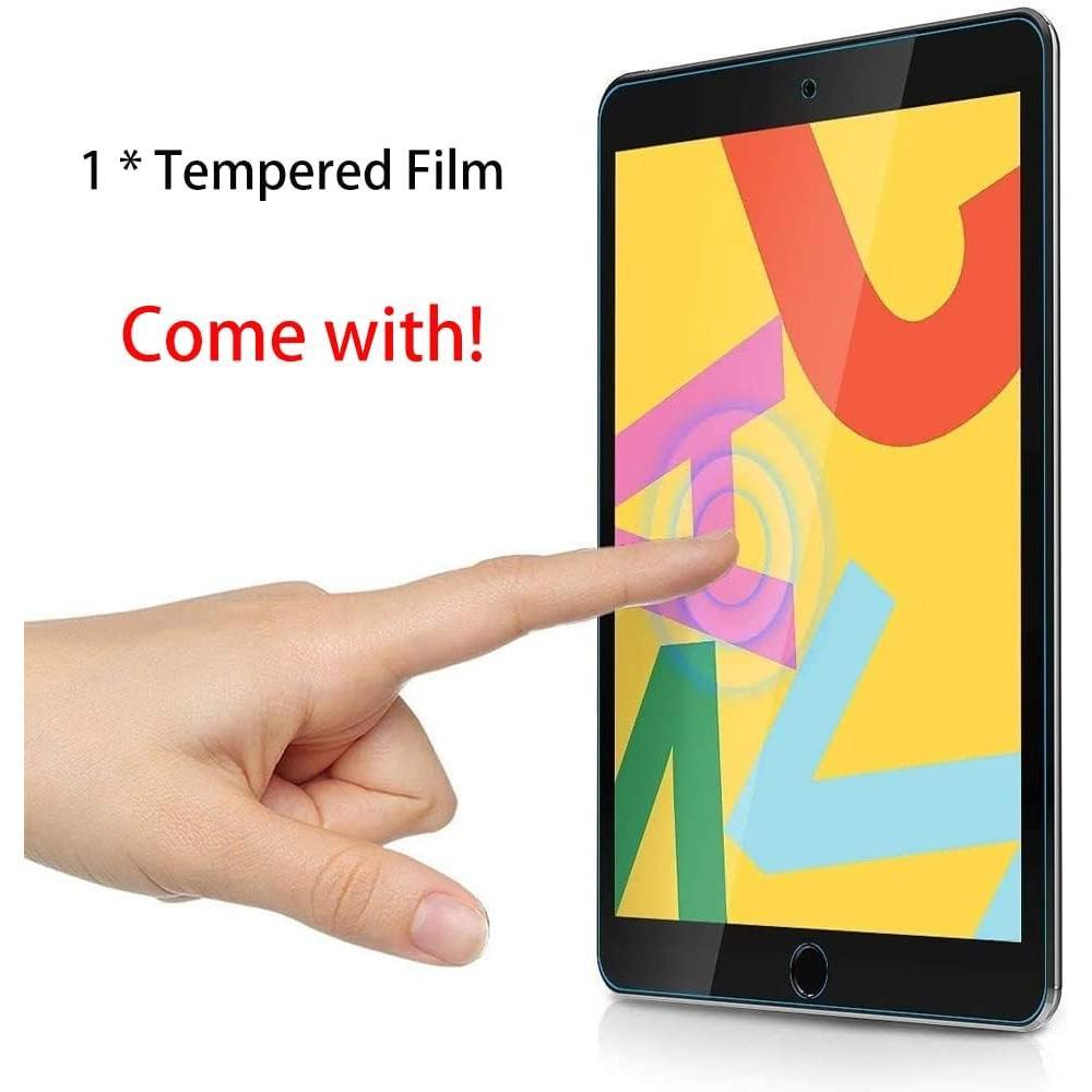 for iPad 7/8 (7th 8th Gen) Screen Replacement Digitizer  Glass 10.2", for 7th 8th Generation A2197 A2198 A2200 A2270 A2428 A2429 A2430, Full Repair Kit+ Button[NO Fingerprint Reader] [NO LCD]