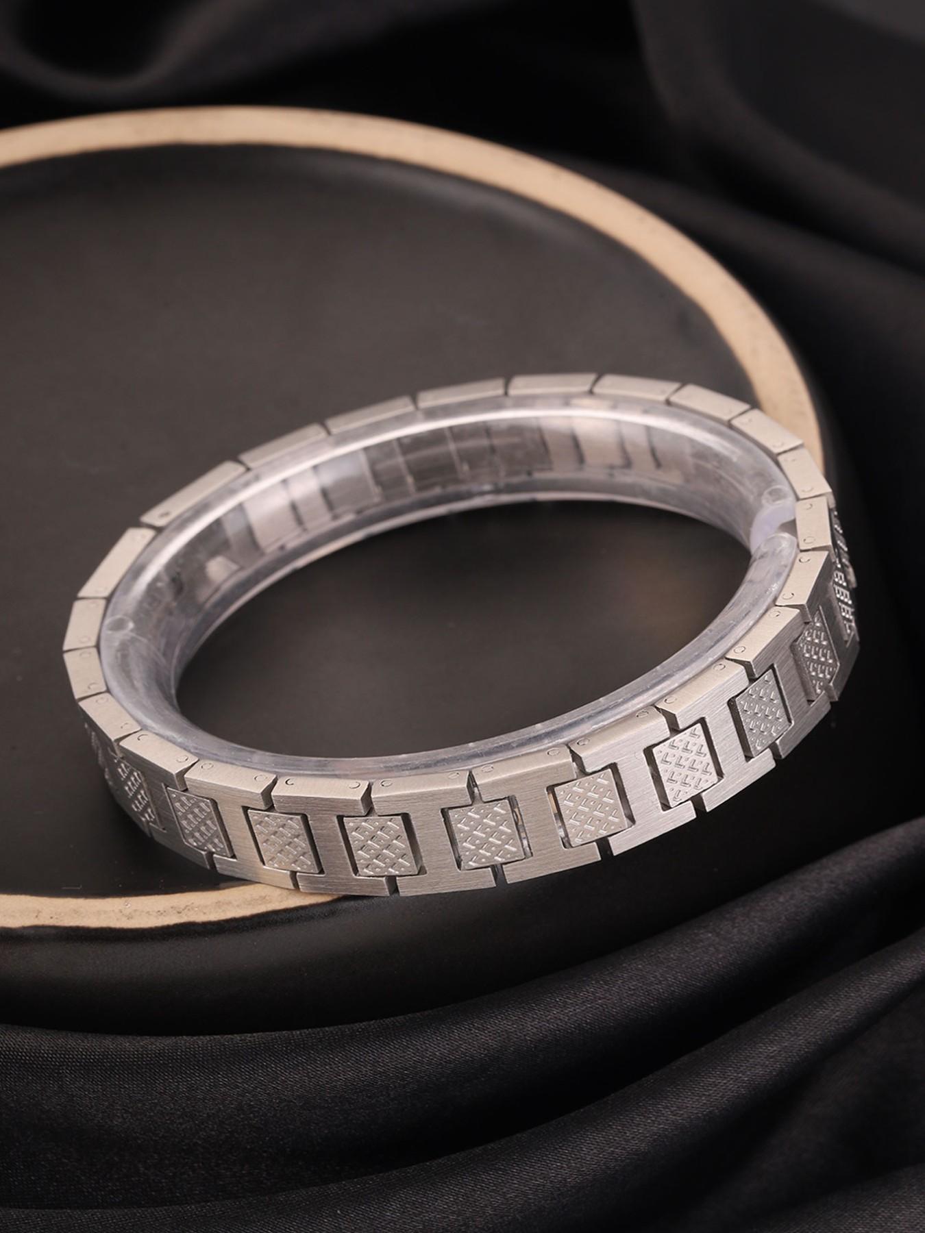 Fashion Retro Stainless Steel Crocodile Strap Bracelet, Ideal for Men's Daily Wear, Perfect Gift for Friends, Boyfriend, Father's Day