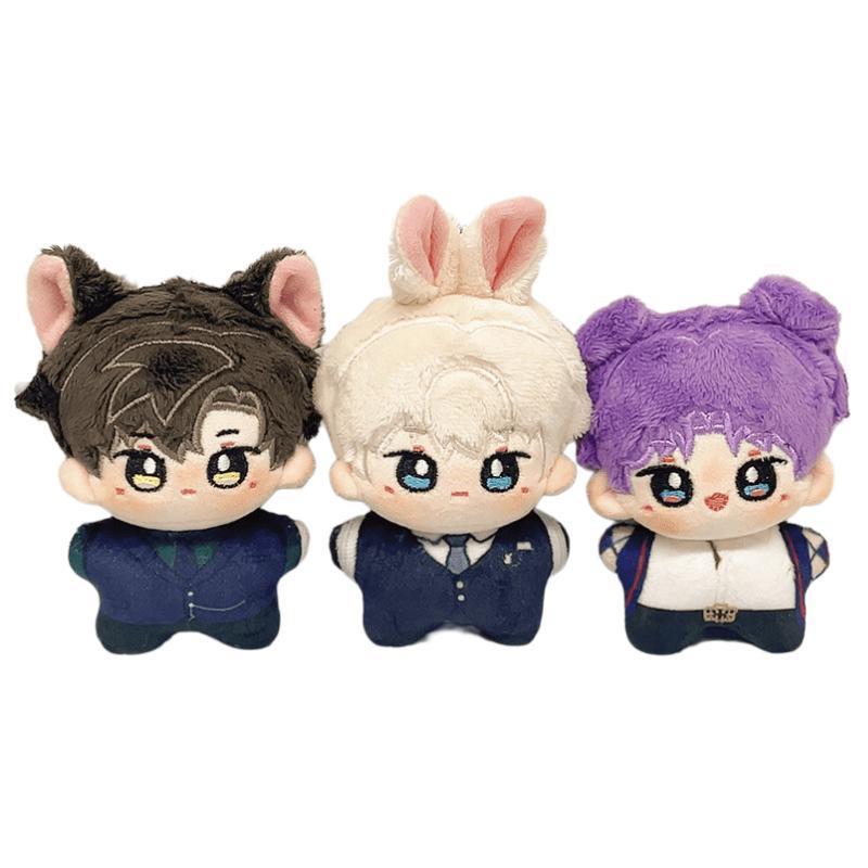 Love and deepspace; Anime Keychain Cosplay Rafayel; Xavier; Zayne; Accessories Plush Doll 10cm Soft Mini Plushie Dolls Pendant