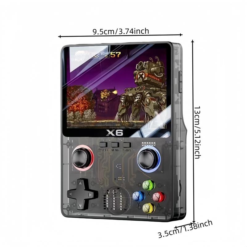 Retro Game Console with Ultra HD Color Screen, Rechargeable Portable Console, Portable Handheld Gaming Machine, Dual Joystick Gba Simulator, Supports Multimedia Music Movies