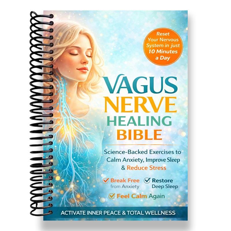 The Vagus Nerve Healing Bible: Master Your Nervous System in Just 10 Minutes a Day – Science-Backed Exercises to Break Free from Anxiety, Stress & Trauma, Restore Deep Sleep, and Feel Calm Again
