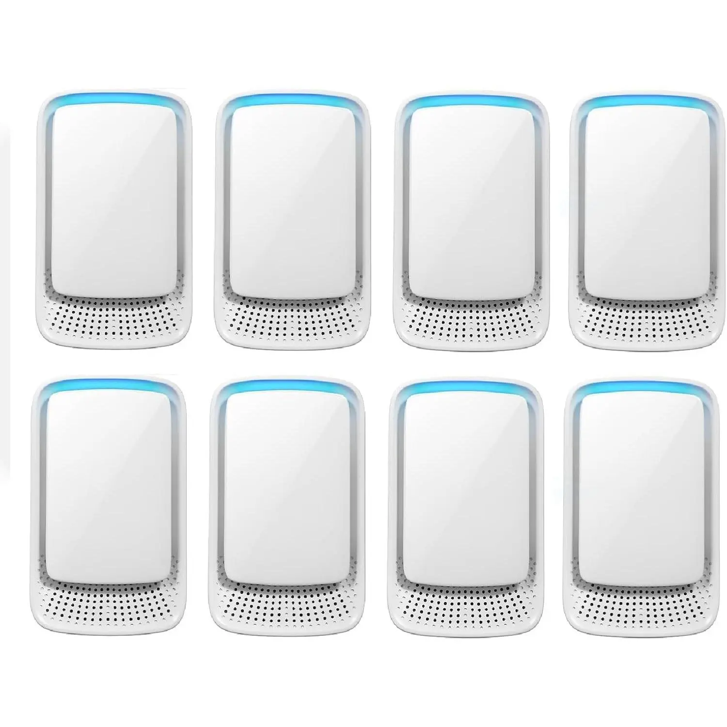 8Pack Plug-In Air Ionizers for Home,2026 Summer Multi-Room Ionic Air Purifiers,Filterless Mini Air Fresheners for Pet Odors,Smoke Smell,Plug In Air Purifier for Bedroom,Kitchen,Office and Basement