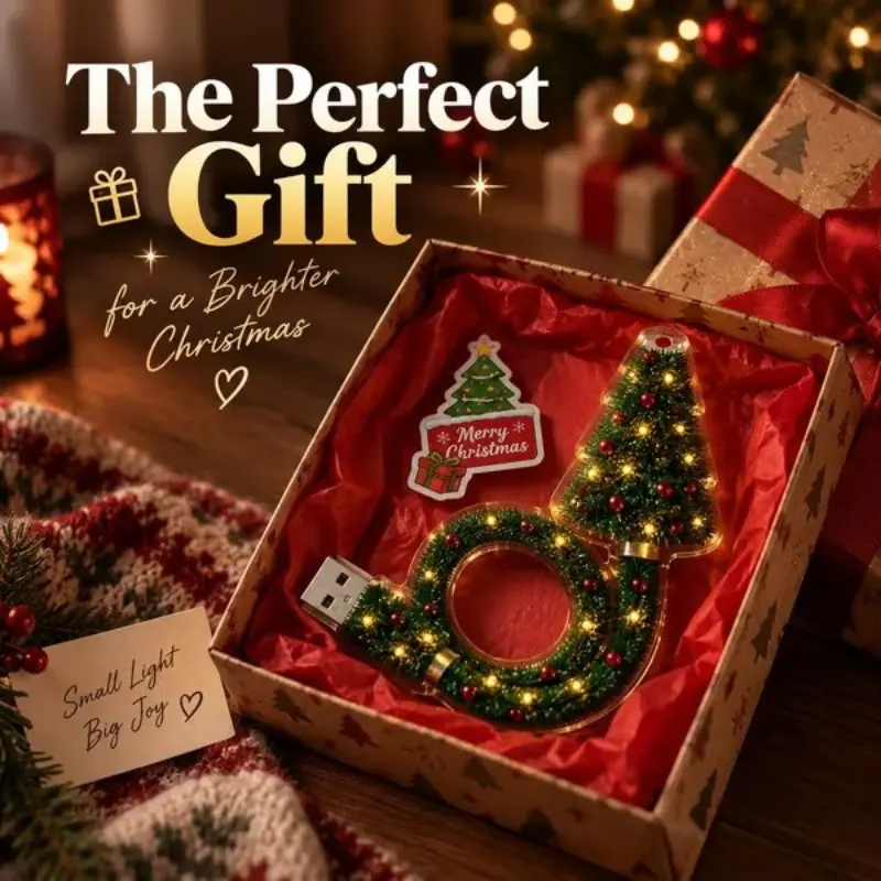 USB Powered Magical Christmas Tree Projector Lamp, Viral Seasonal LED Night Light, Clear Xmas Tree Projection Effect, Portable Festive Decor, Ideal for Xmas Party, Family Gathering Indoor Atmosphere Building