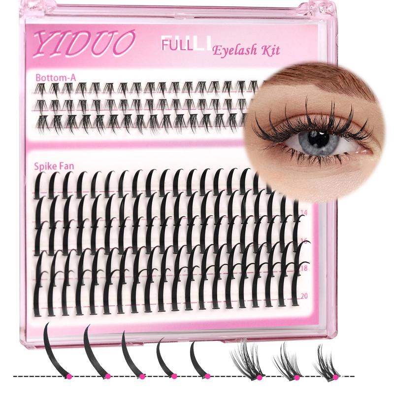 Lash Clusters and Bottom Lashes Wispy Eyelash Clusters D Cluster Eyelash Extensions Spike Individual Eyelashes (5-6-7mm, 12-14-16-18-20mm)