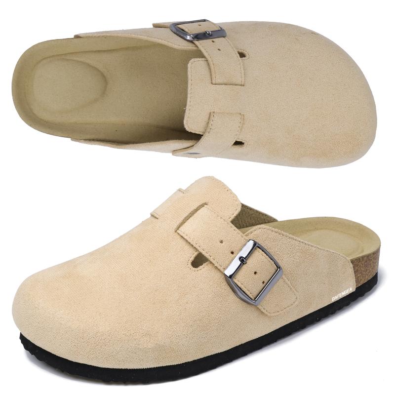 Casual Chic Women's Sandals - Adjustable Buckle with Cork Footbed for Summer Dresses