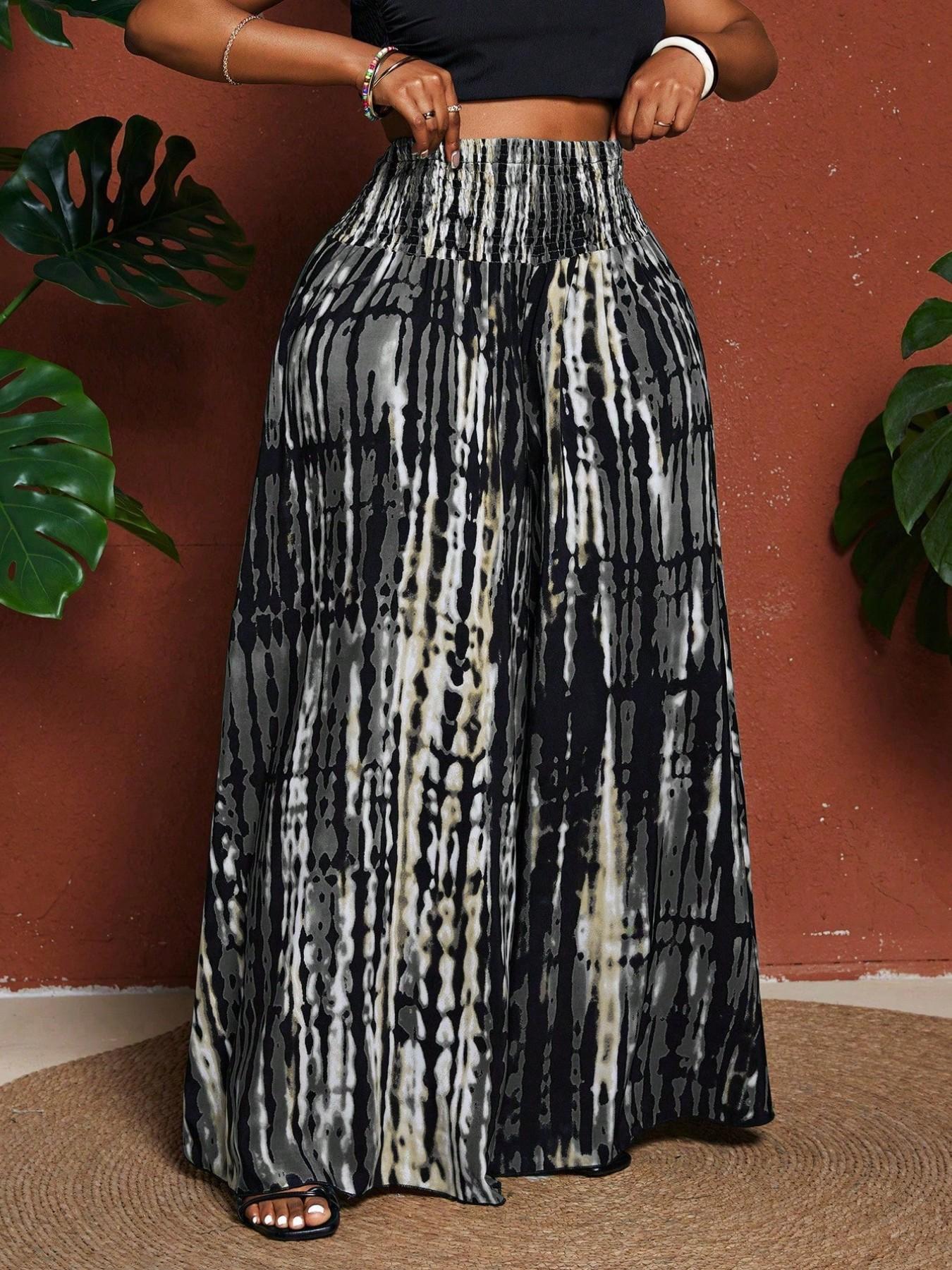 Plus Size Loose-Fit Vacation Pants, Bohemian Style Pants, Casual Trousers, Comfortable Casual Wear for Women & Men, Perfect for Travel & Daily Use, Tie-Dye Pattern Plus Size Loose-Fit Vacation Pants, Bohemian Style Pants, Casual Trousers, Comfortable Casual Wear for Women & Men, Perfect for Travel & Daily Use, Tie-Dye Pattern