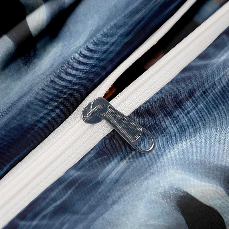 3-Piece High-Definition Digital Print Horse Comforter Set, Includes 1 Fitted Sheet + 2 Pillowcases, Soft Polyester Fabric, Home Use 3-Piece High-Definition Digital Print Horse Comforter Set, Includes 1 Fitted Sheet + 2 Pillowcases, Soft Polyester Fabric, Home Use