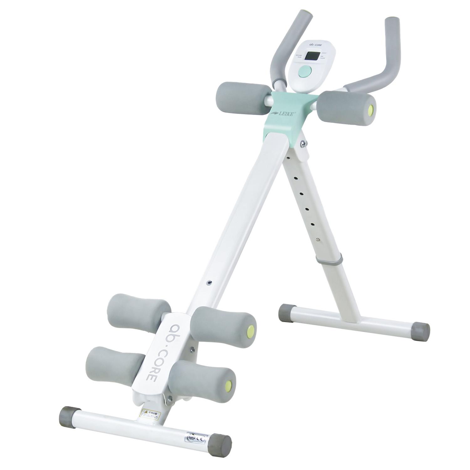 Ab Trainer Abdominal Whole Body Workout Machine Waist Cruncher Core Toner, Leg, Thighs, Buttocks Shaper with LCD Monitor ab workout machine Adjustable Whole Multiple Exercise Modes Fitness Equipment Sturdy And Durable Foldable Professional Springtok