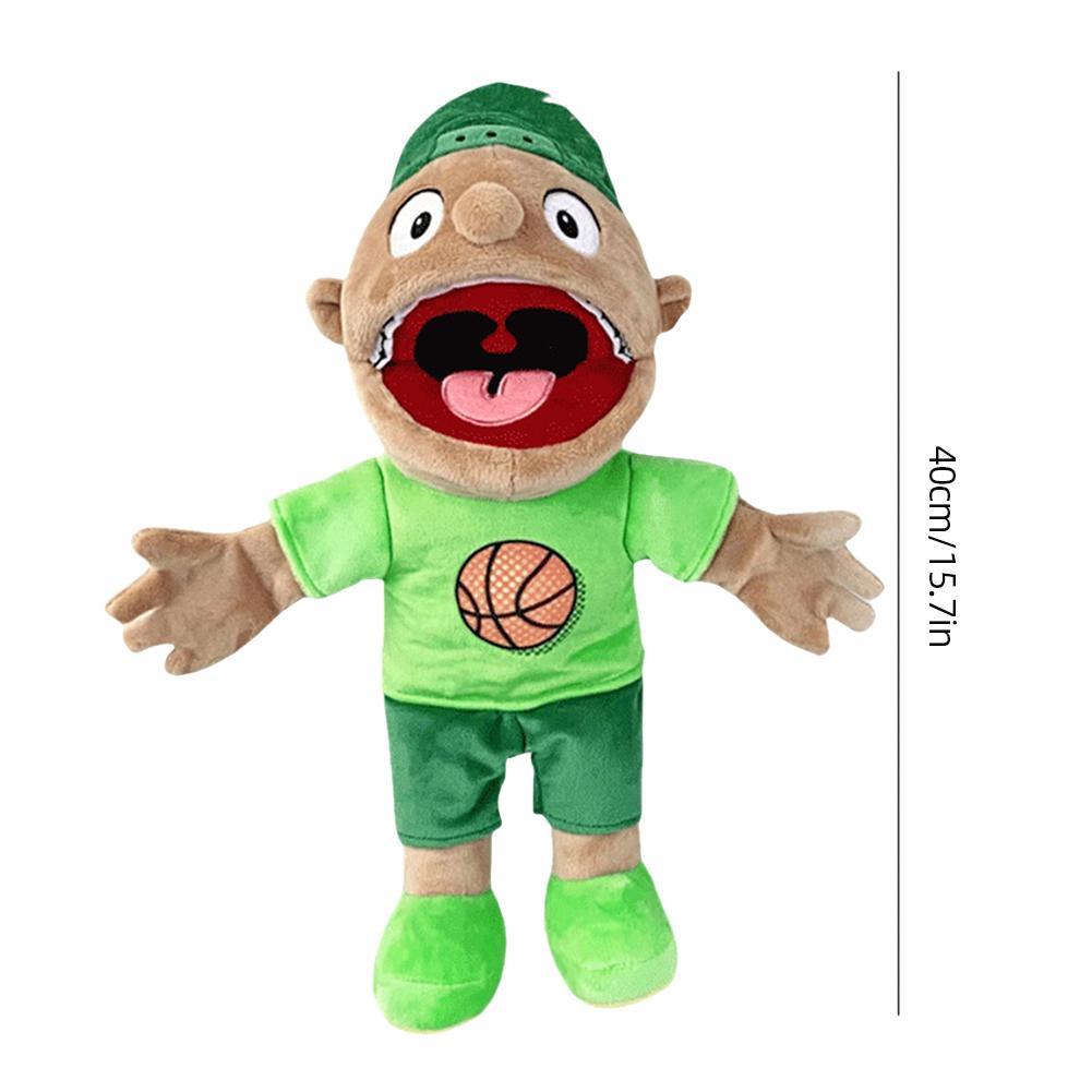 Jeffy Hand Puppet Feebee Rapper Zombie Plush Doll Toy Talk Show Muppet Parent-child Activity Playhouse Birthday Gift for Kids