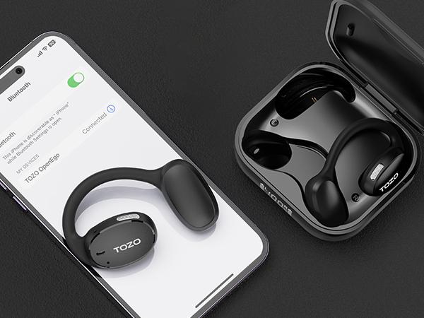 TOZO OpenEgo True Wireless Open Ear Headphone Audio Earphones Headset Electronic Earbud sport earbuds wireless earphone open-ear headphone FathersDayGift TOZO OpenEgo True Wireless Open Ear Headphone Audio Earphones Headset Electronic Earbud sport earbuds wireless earphone open-ear headphone FathersDayGift