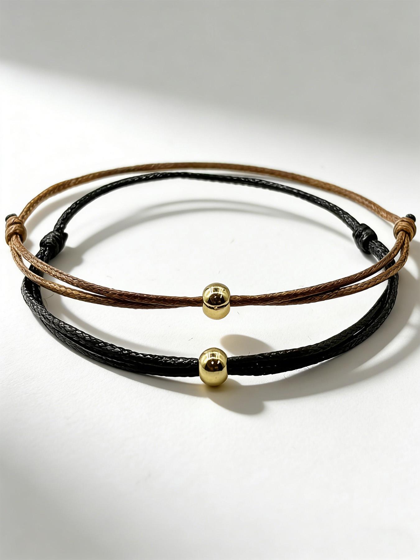 Elegant Unisex Fashion Bracelet, Adjustable Bangle, Perfect for Casual Travel, Ideal Gift for Couples