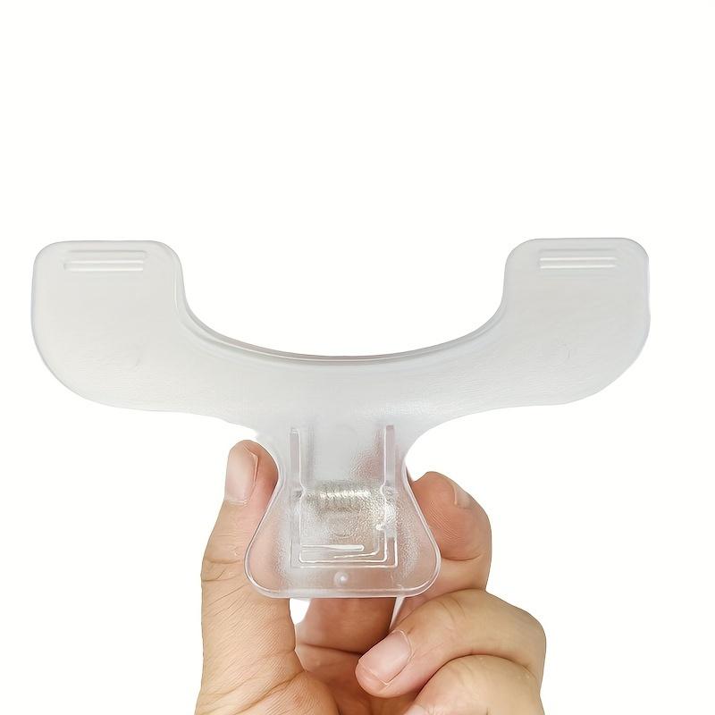 2pcs Students Fix The Book Flip Book Folder with The Cover of The Anti-book Treasure, Premium Plastic Book Clip with Narrow Ruling -Transparent Document Holder for Students, Study Clip for Fine Writing, Multifunctional Stationery, Binder Clip