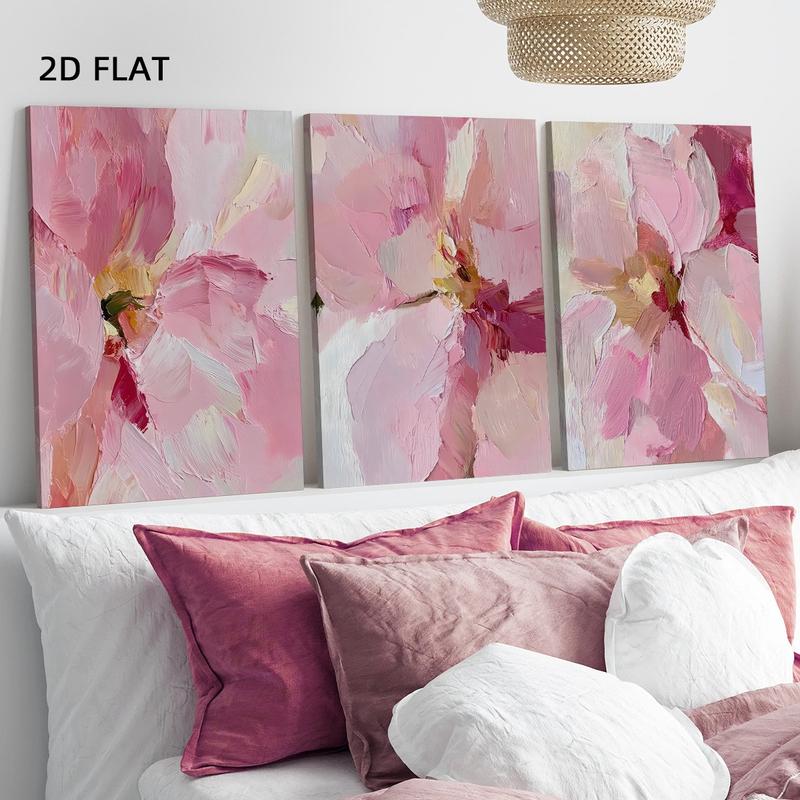 3 Counts Wood Framed 2D Blush Floral Canvas Poster, Abstract Pink Flower Wall Art, Wooden Wall Art, Ready To Hang, Peony Art Wall Decor, Artwork Wall Painting For Gift, Wall Picture for Living Room, Bedroom 3 Counts Wood Framed 2D Blush Floral Canvas Poster, Abstract Pink Flower Wall Art, Wooden Wall Art, Ready To Hang, Peony Art Wall Decor, Artwork Wall Painting For Gift, Wall Picture for Living Room, Bedroom