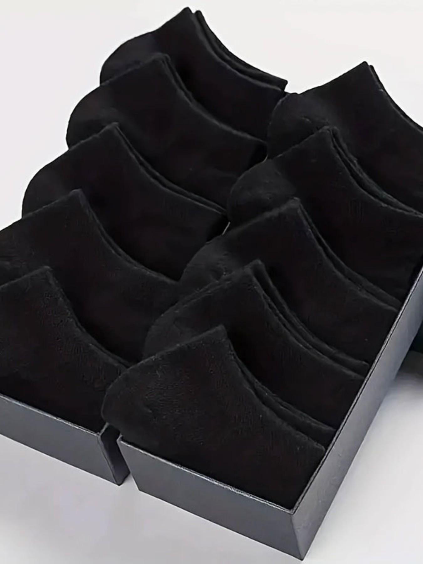 10 Pairs Spring Summer Minimalist Sweat-Wicking Antibacterial Socks Set, Casual Short Socks, Lightweight Comfortable Anti-Odor Non-Slip