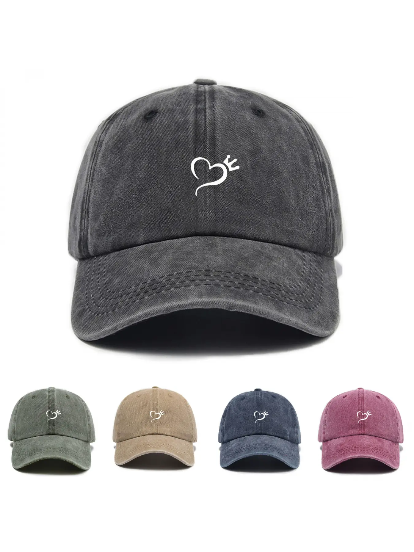 Adjustable Printed Baseball Cap for Men and Women, Spring/Summer Outdoor Streetwear Unisex Fashion Trendy Stylish Versatile Hat