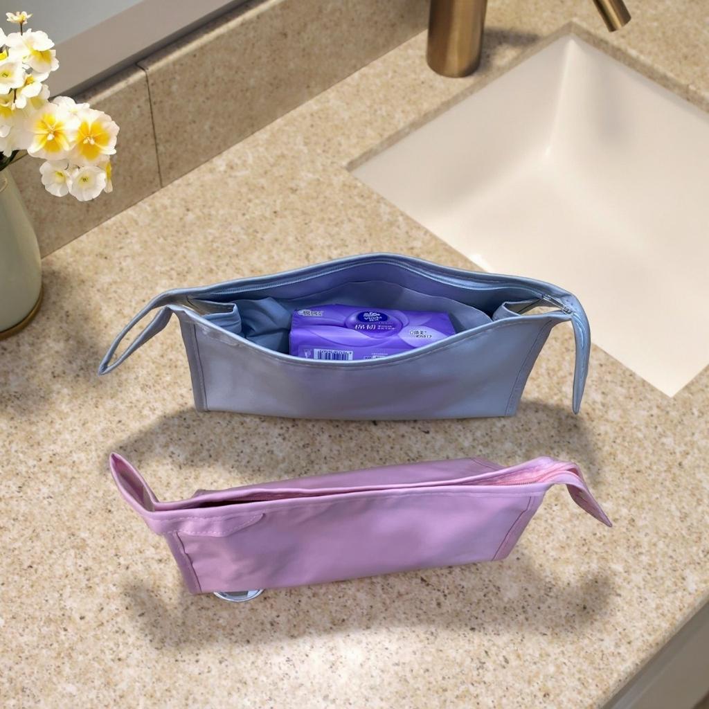 PU Leather Waterproof Storage Bag, Multi-functional Storage Bag for Hair Dryer & Curler, Travel Storage Bag for Dyson Hair Dryer & Curler