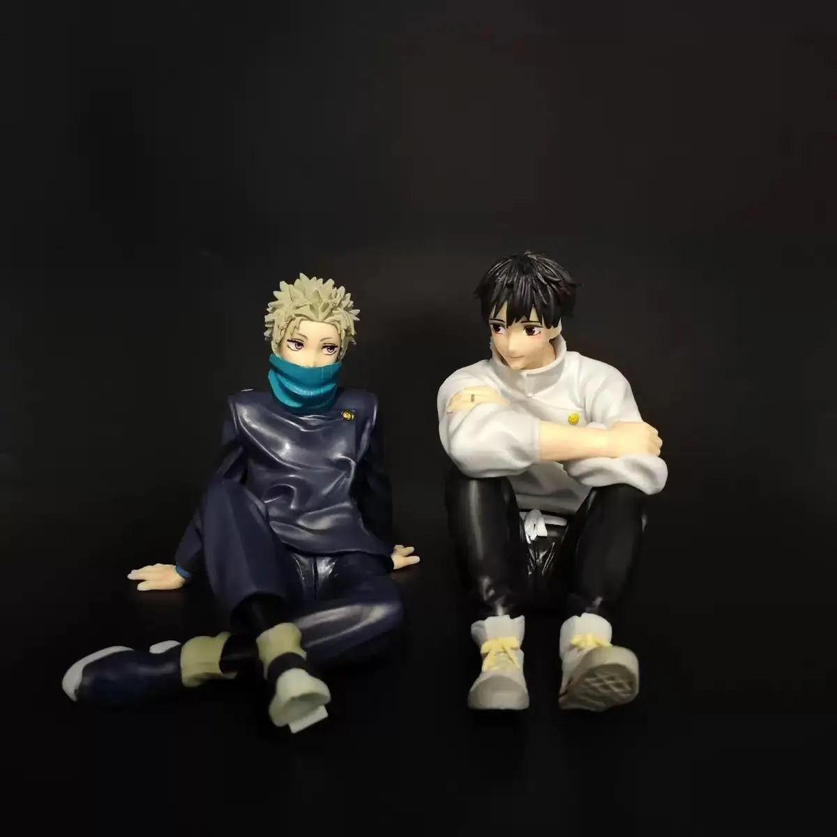 Jujutsu Kaisen Model Kit Featuring Yuki Tsukumo & Inumaki Yuji, Anime Figure Collectible, Desktop Decoration, Handmade Figurine