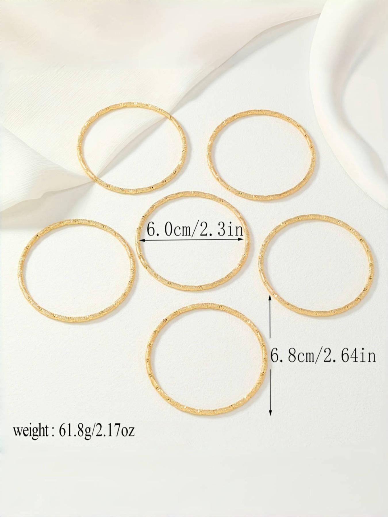 Vintage Luxury Brass Bangle Set, Elegant Fashion, Trendy Stack Bangle, Elegant Minimalist Bangle, Suitable for Daily Wear and Weddings, Valentine's Day Gift, Slim Wrist Fit, Bracelet Set, Stackable Bracelets