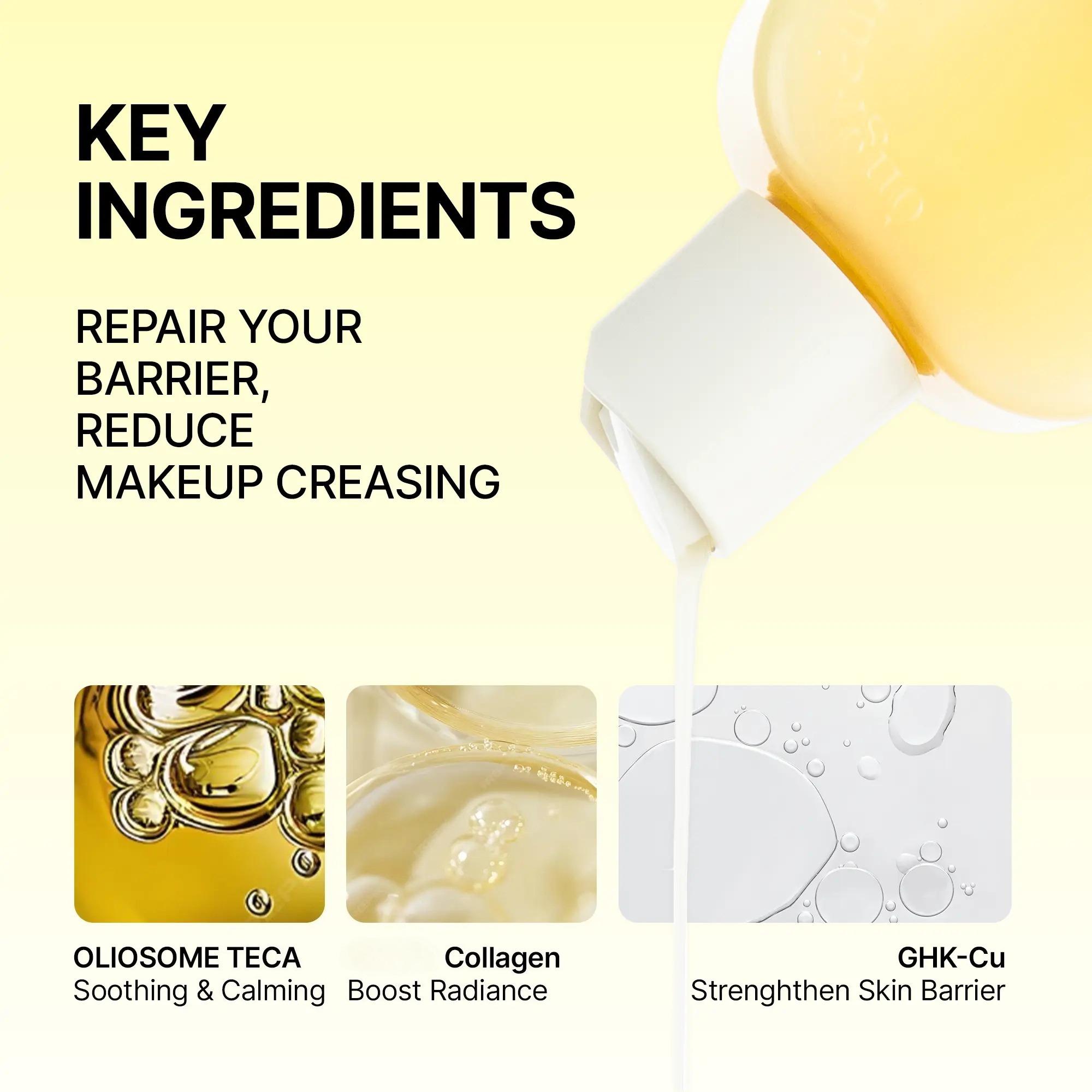 Skin Barrier Calming Lotion 220ml / 7.43 fl.oz -  Hydrating Lotion for Smooth Makeup Prep & Glowy Skin, Deeply Moisturising, GHK-Cu, CiCA + TECA, Peptide, Collagen, Non-Comedogenic Facial Daily Moisturizer, Korean Skincare, Collagen Deep Hydration