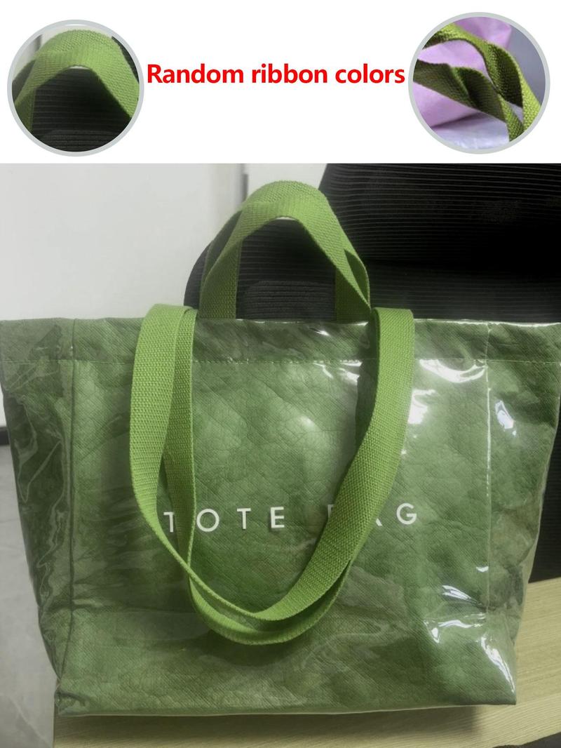 Women's Solid Color Tote Bag, Fashionable Large Capacity Shoulder Bag for Work & Daily Used, Casual Trendy Versatile High-quality Daily Commuting Bag