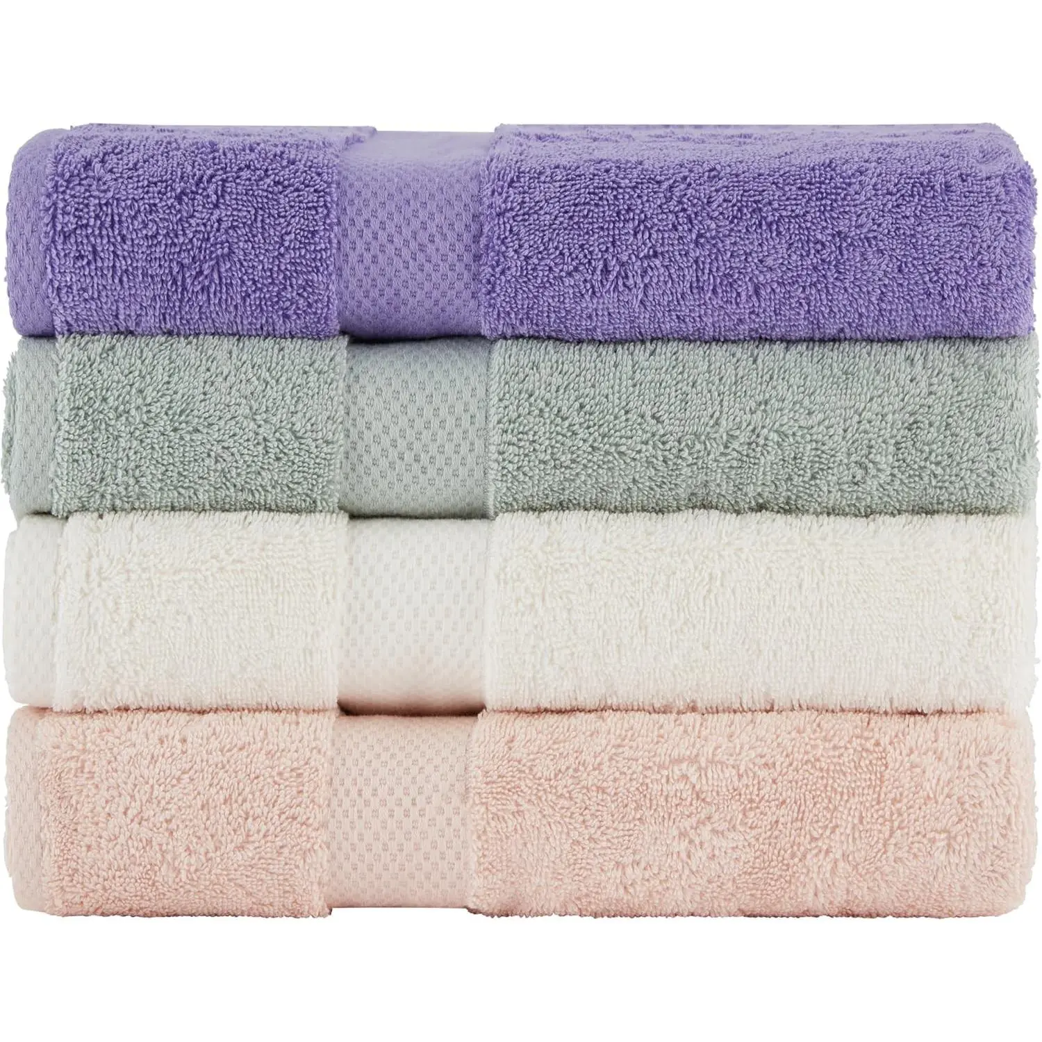 Ivory, Peach, Purple, Sage