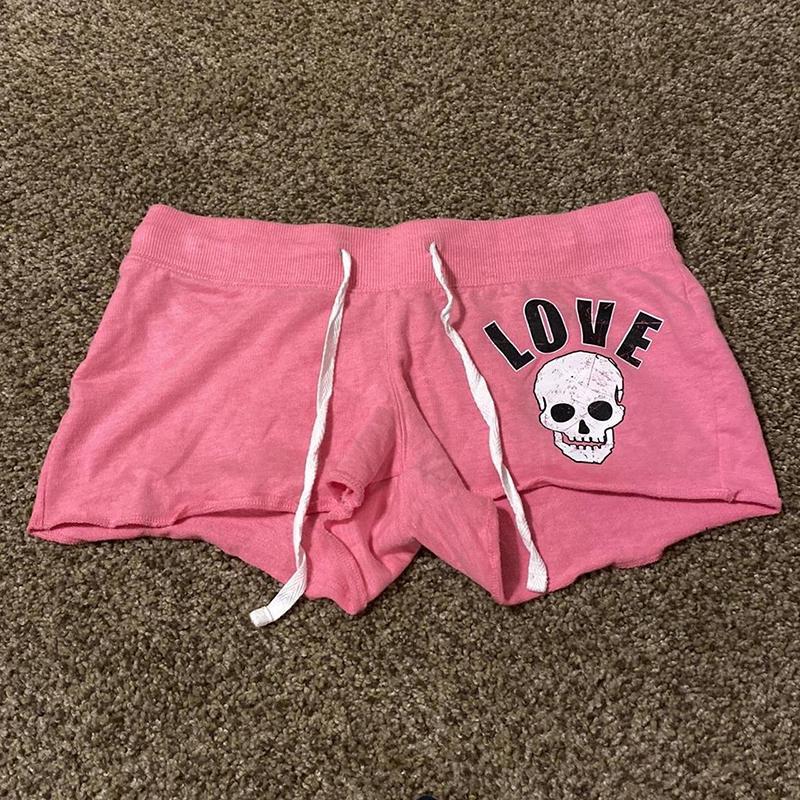 Y2K Shorts Harajuku Leopard Print Women Rock Gothic Retro Pants Hip Hop Streetwear Spice Girls Hot pants Punk Sexy Trousers