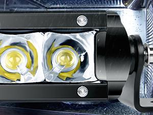 Nilight 2PCS 7 Inch 30W Super Slim Spot Led Light Bar Driving Fog Light Single Row Off Road LED Lights and Off Road Wiring Harness- 2 Leads