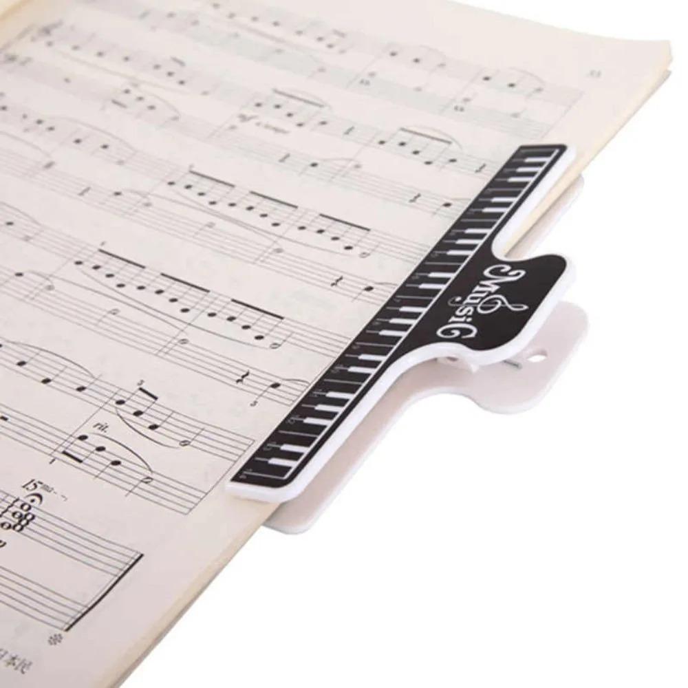 Portable Music Stand Clip Non-Slip Page Holder Rustproof & Anti-Fold Design Dorm Camping Travel Must Have Essential Accessory for Practice Universal Sheet Music Stand Clip Stable Anti-Slip Grip