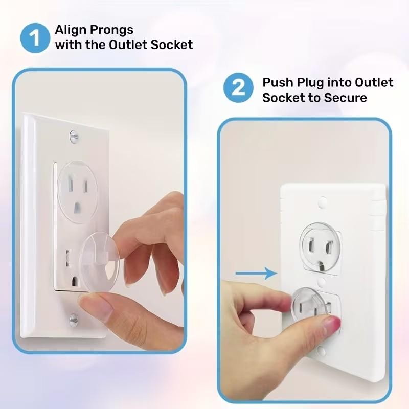 14 Transparent Socket Protector Covers, Ideal for Home and Office, Portable, Multiple and Universal Dustproof Design, Essential Electrical Protection