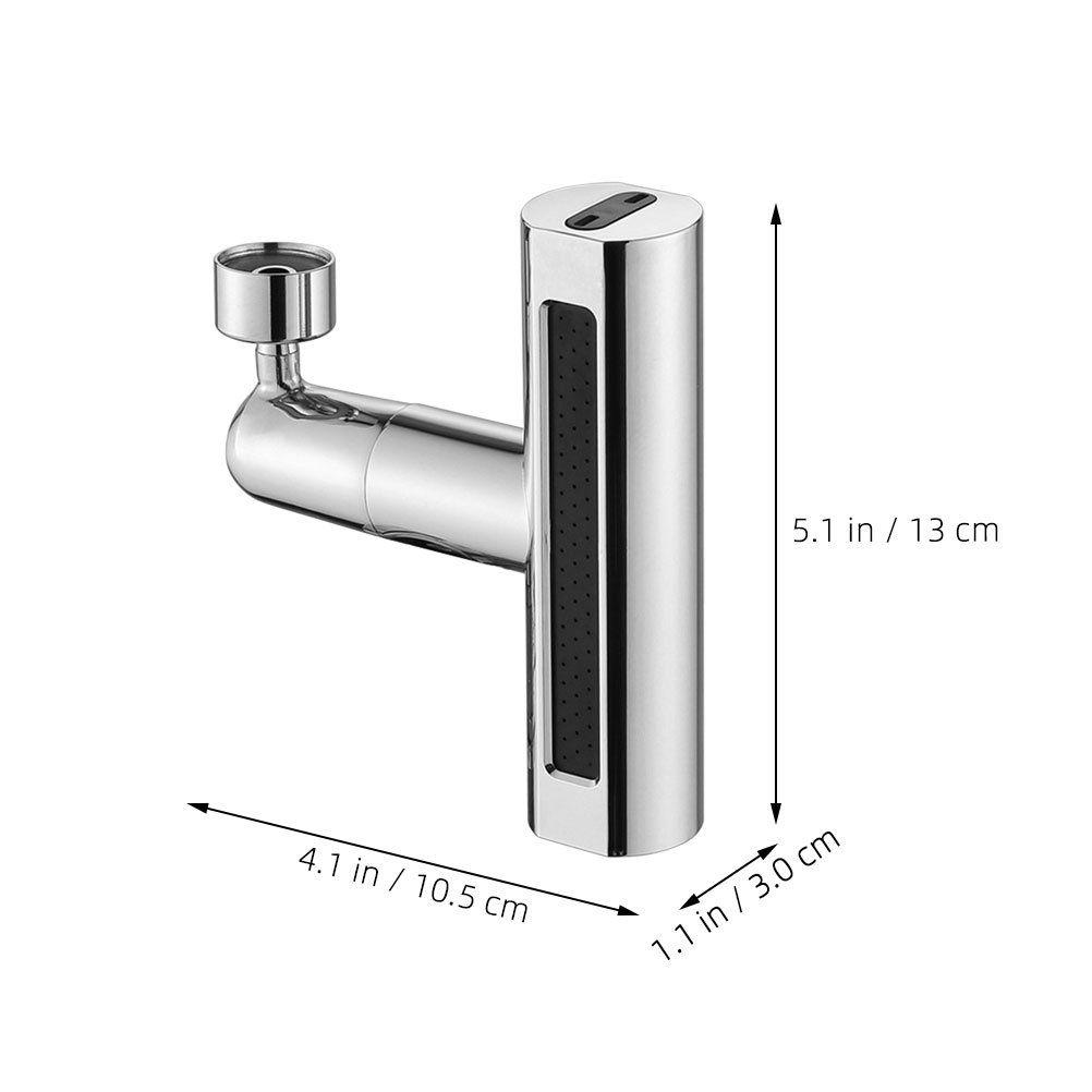 1PCS Faucet Extender Faucet Adapter Swivel Aerator Kitchen Sink Aerator Kit Sink Extender Lengthen Sprayer Ingredient Bubbler
