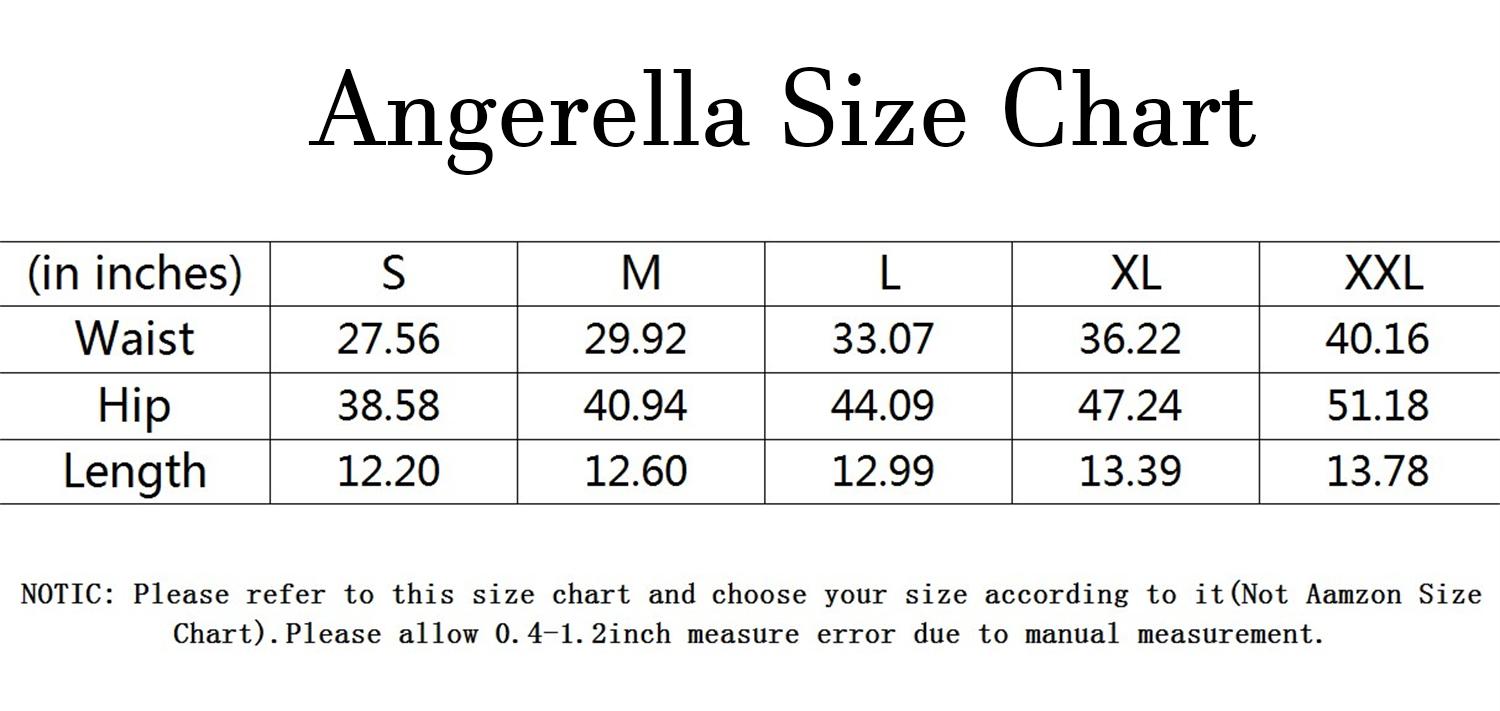 Angerella Women's Casual Denim Shorts Summer Jeans Stretchy Hot Short Pants