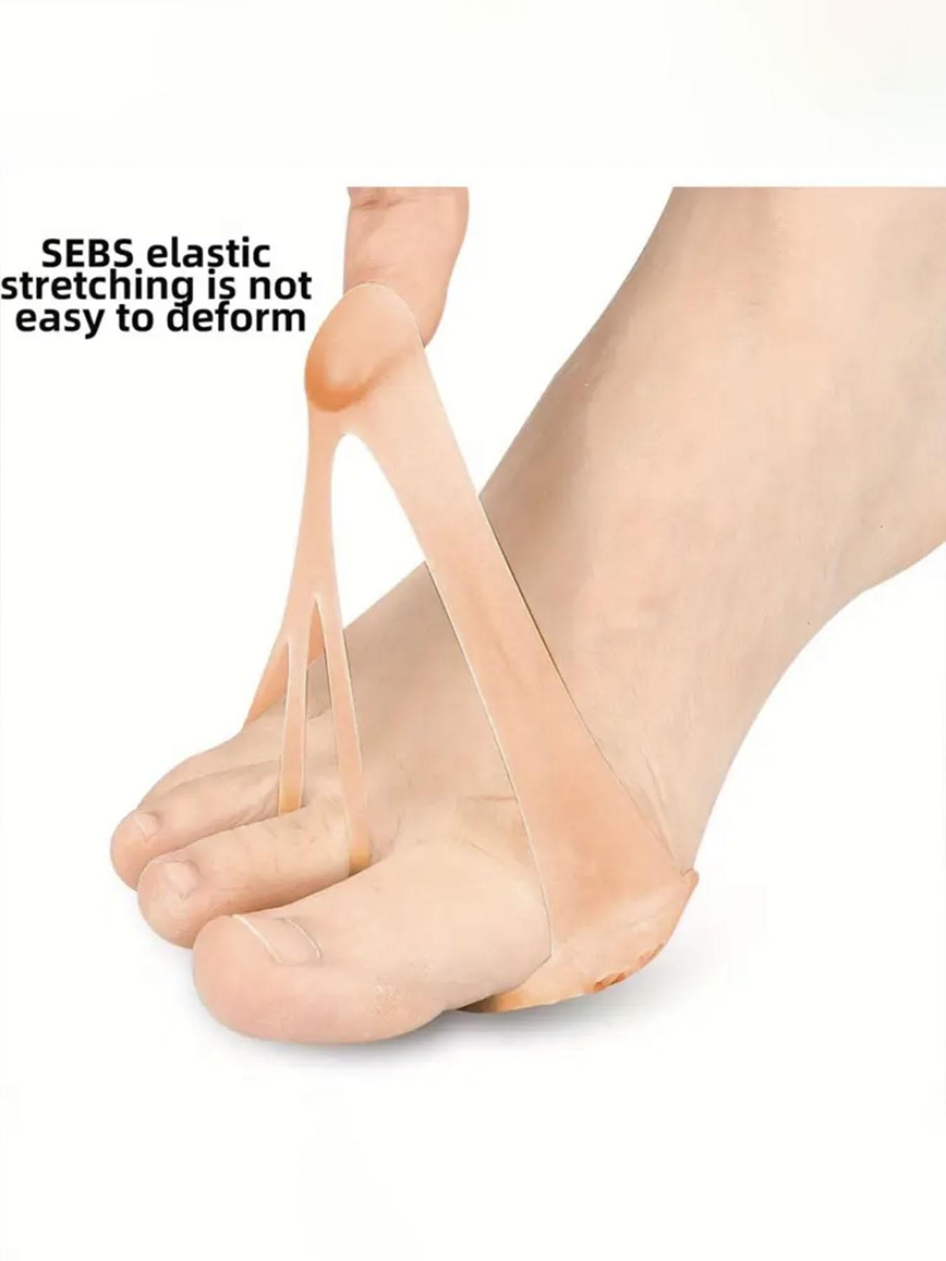 2 Pairs Honeycomb Silicone Soft Forefoot Pads, Anti-Slip Breathable Heel Pain Relief Insoles, Shoe Insoles