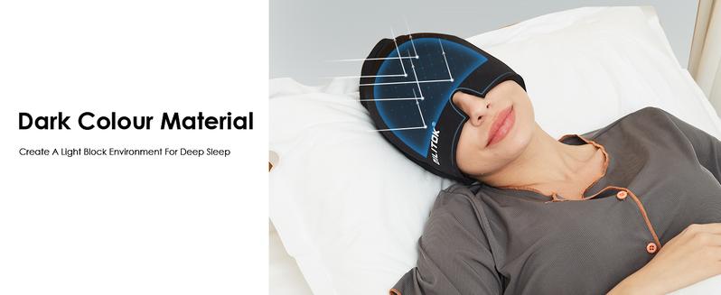 Migraine Headache Relief Cap, Gel lce Head Wrap for Tension and Stress Relief.Suitable for Home breaks, before sleep, office