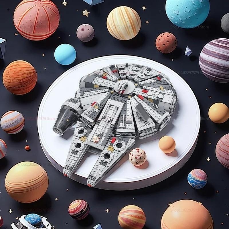 1381pcs Advanced Space Ship Building Kit, Collectible Building Set, Creative DIY Stem Toy, Educational Model Set, Birthday Gift for Boys and Adults, Spaceship Model Kit