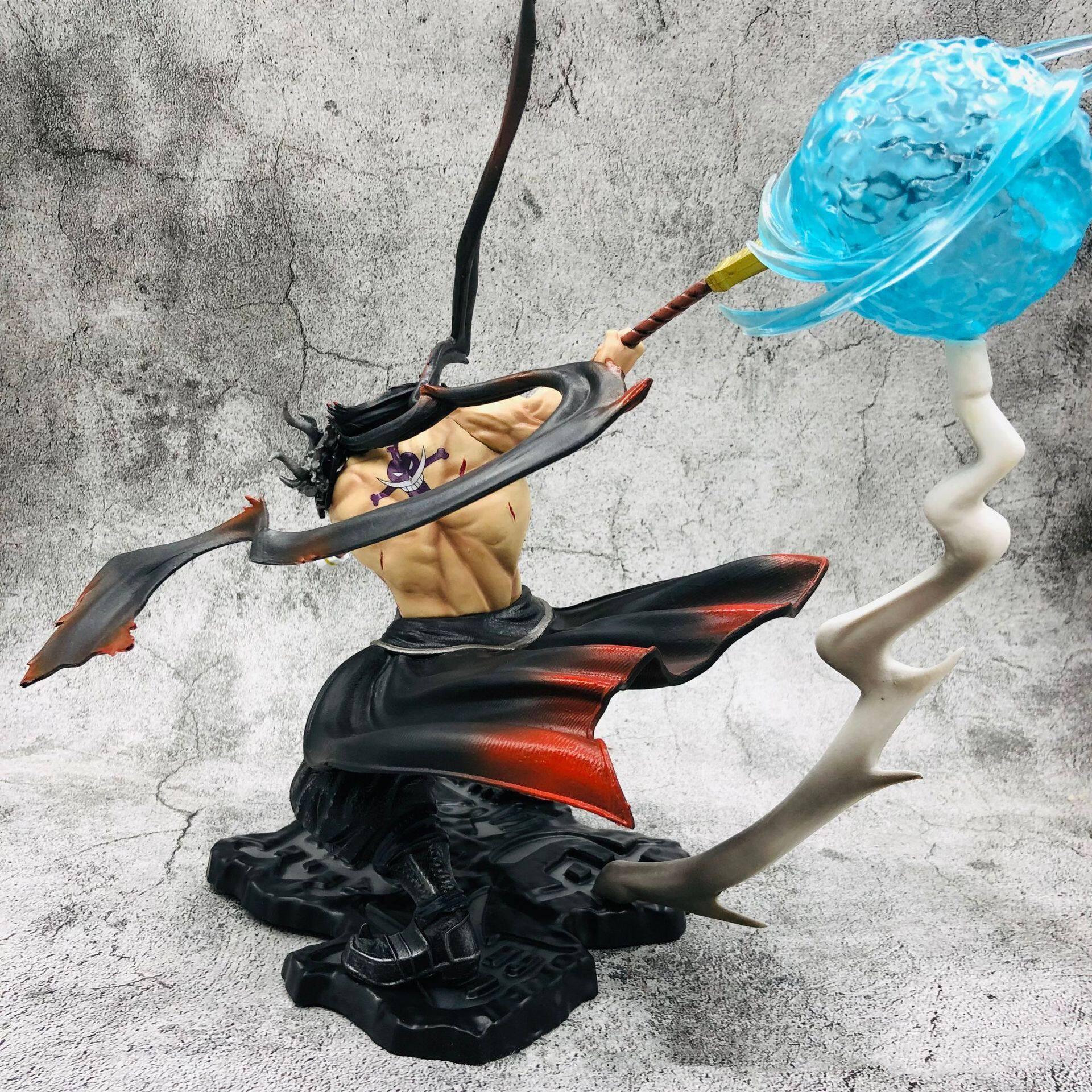 Anime Enthusiast Gift, Whitebeard One Piece Battle Pose Statue Model, Anime Character Statue, Anime Figure Collectible, Holiday Present for Fans
