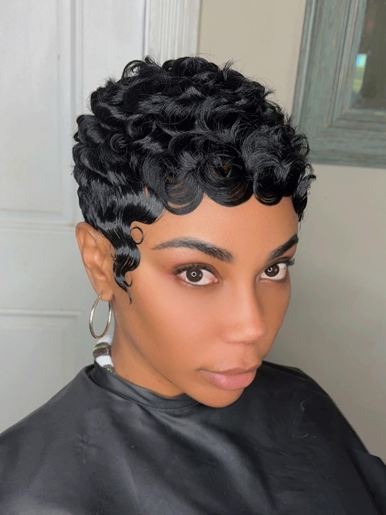 Exclusive Collection 025 Pixie Cut Wig For Black Women Short 