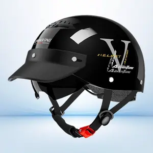 Lightweight Half Safety Helmet Portable Riding Gear for Men Women Electric Motorcycle Summer Use