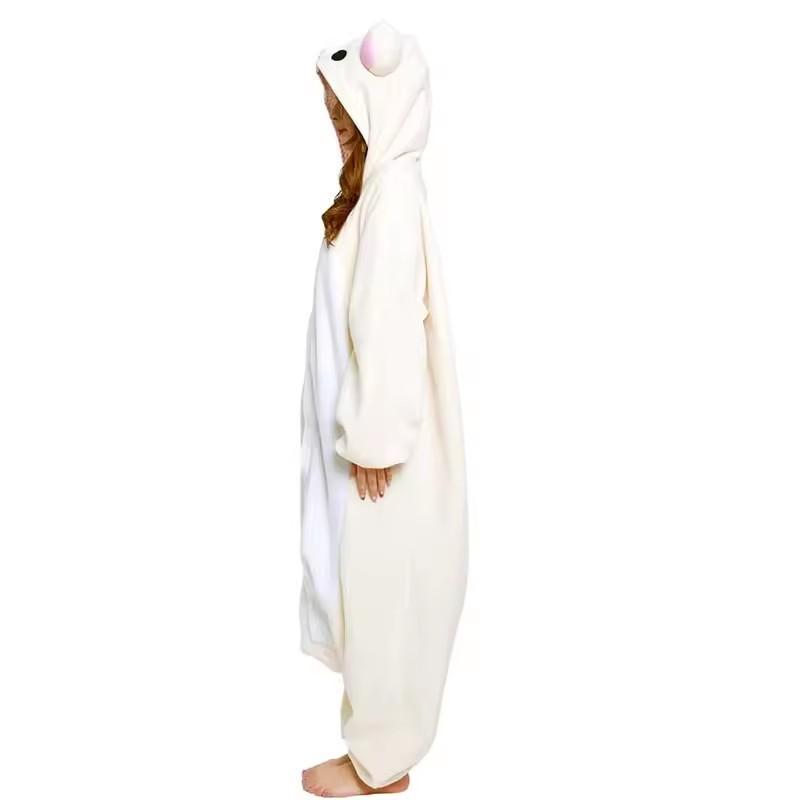 Adult Cartoon Kigurumi Onesie Pajama Set - Rilakkuma Bear, Unicorn Themes, Buttons, Slippers, Holiday (Halloween, Christmas) Casual Loungewear (Toys & Hobbies Stress Relief Classic Novelty Toy)