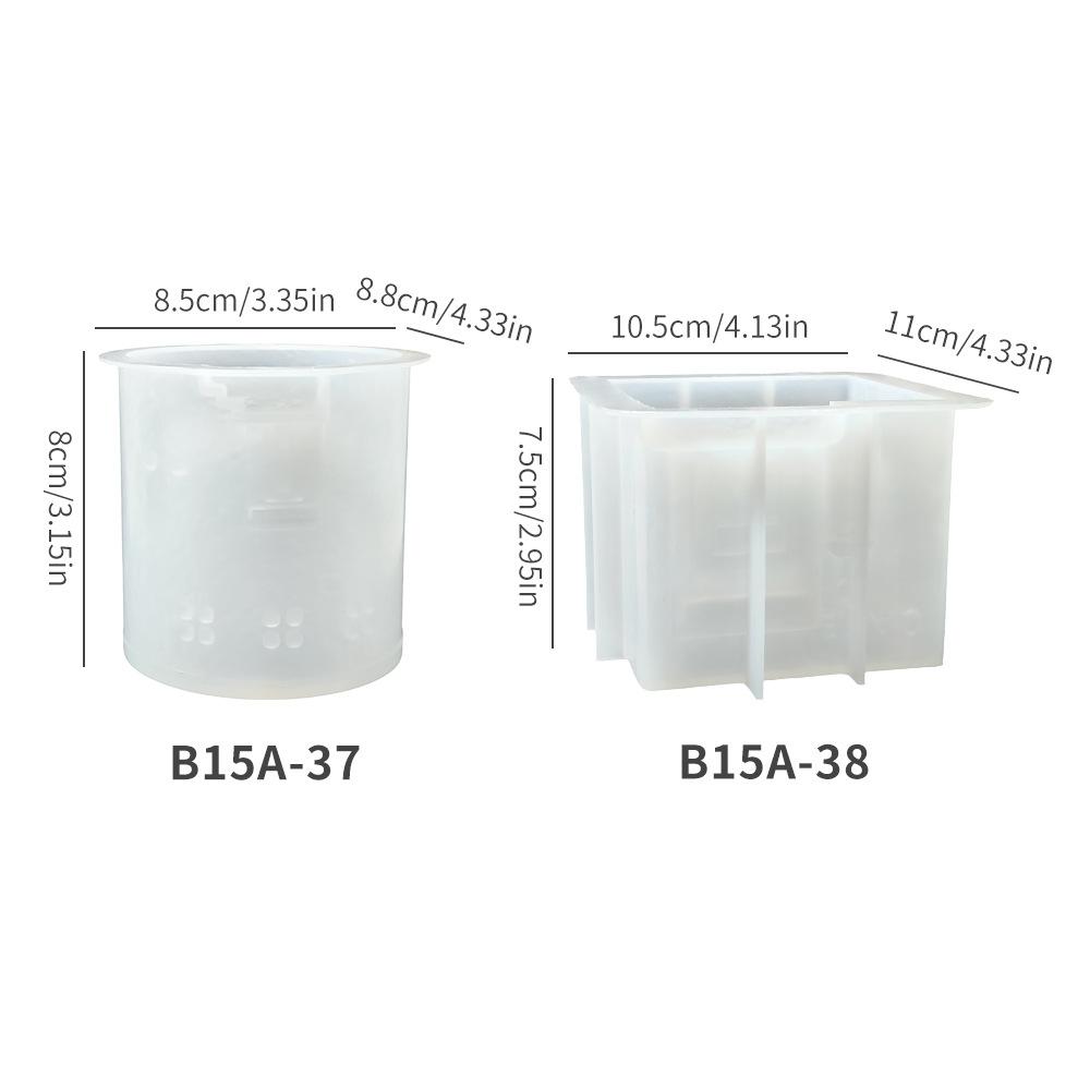 House modeling silicone mold multifunctional DIY handmade mold plaster flower pot pen holder candle cup creative desktop storage decoration food grade silicone high temperature resistant and easy to release handmade lovers must