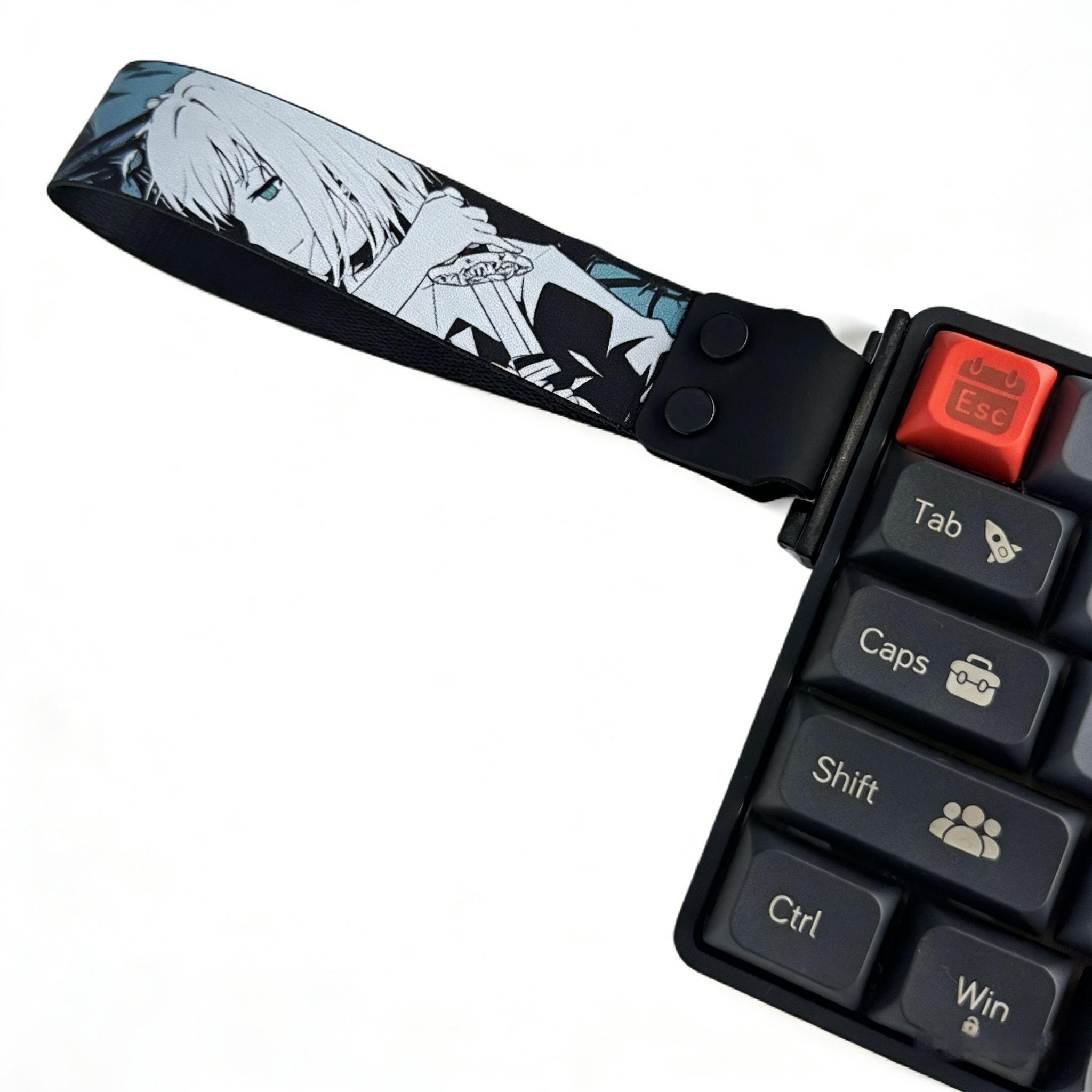 Anime Character Keyboard Strap, Trendy Gaming Accessory, Customizable Design, Versatile Use, Perfect for Gamers & Anime Fans
