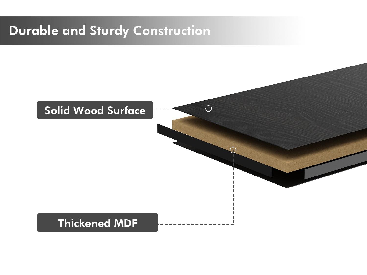 PieDle Furniture Large Wooden Coffee Table with Storage,Mid Century Modern Style with Fluted Design,Low Coffee Table for Living Room