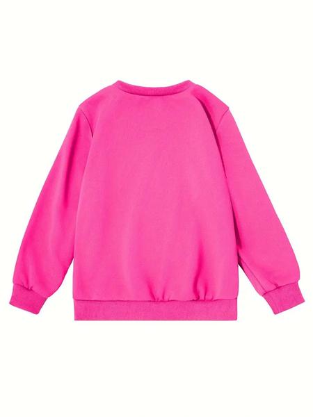 Women's Wednesday Cartoon Print Sweatshirt, Sweet Cool Dark Style, Elastic Fabric, Casual Fitted Design, Perfect for Outdoor & Indoor Activities Women's Wednesday Cartoon Print Sweatshirt, Sweet Cool Dark Style, Elastic Fabric, Casual Fitted Design, Perfect for Outdoor & Indoor Activities