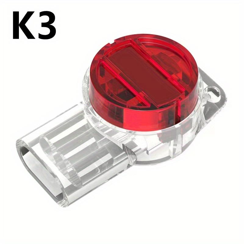 200pcs K1 K2 K3 Connector Crimp Connection Terminals Wiring Rj45 Ethernet Cable Connector Telephone Wire Terminals