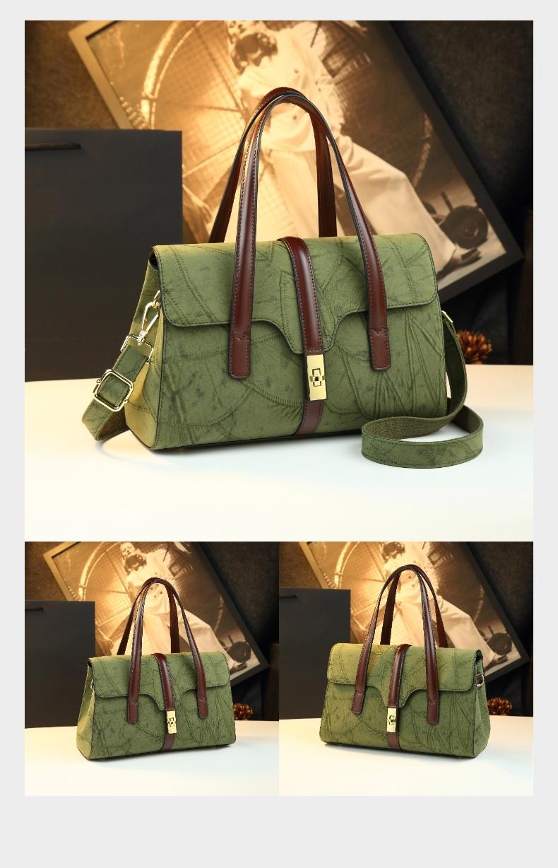 Vintage Commuter Tote Bag for Women, 2026 New High-End Large Capacity Handbag, Mom Bag for Work, Single Shoulder Bag