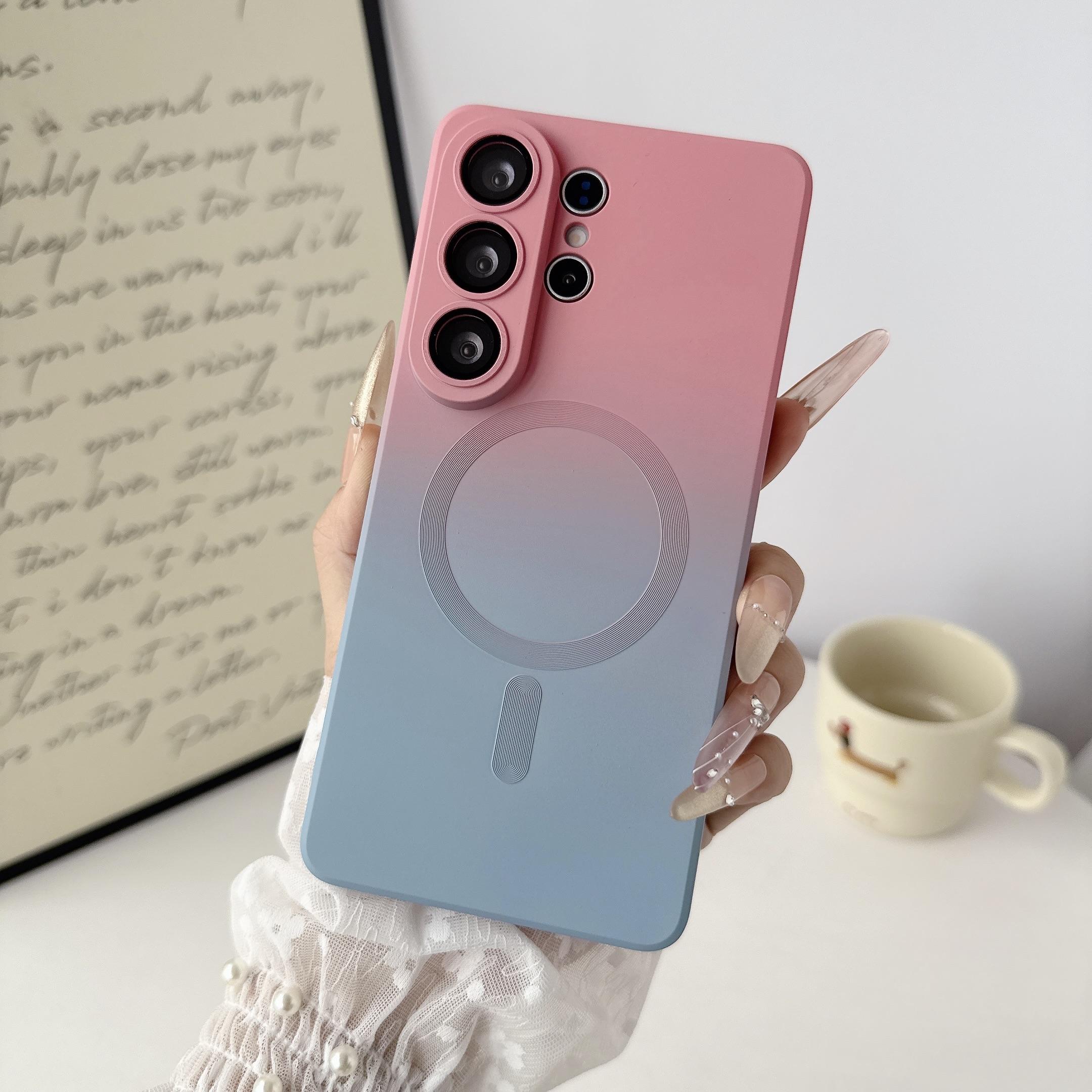 Gradient Liquid Phone Case for Samsung Galaxy S26/s25/s24, Shockproof Thin Protective Cover, Unisex Gift Idea