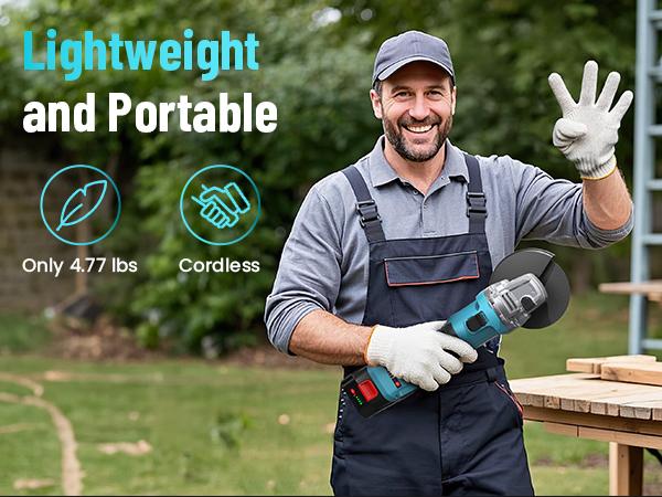 【SEESII】 Cordless Angle Grinder Kit with 2x4.0Ah Batteries, 10000RPM Brushless Electric Metal Grinder w/ 4-1/2" Cutting Wheel, Flap Wheel, and Wool Carving Wheel for Precision Cutting & Grinding 【SEESII】 Cordless Angle Grinder Kit with 2x4.0Ah Batteries, 10000RPM Brushless Electric Metal Grinder w/ 4-1/2" Cutting Wheel, Flap Wheel, and Wool Carving Wheel for Precision Cutting & Grinding