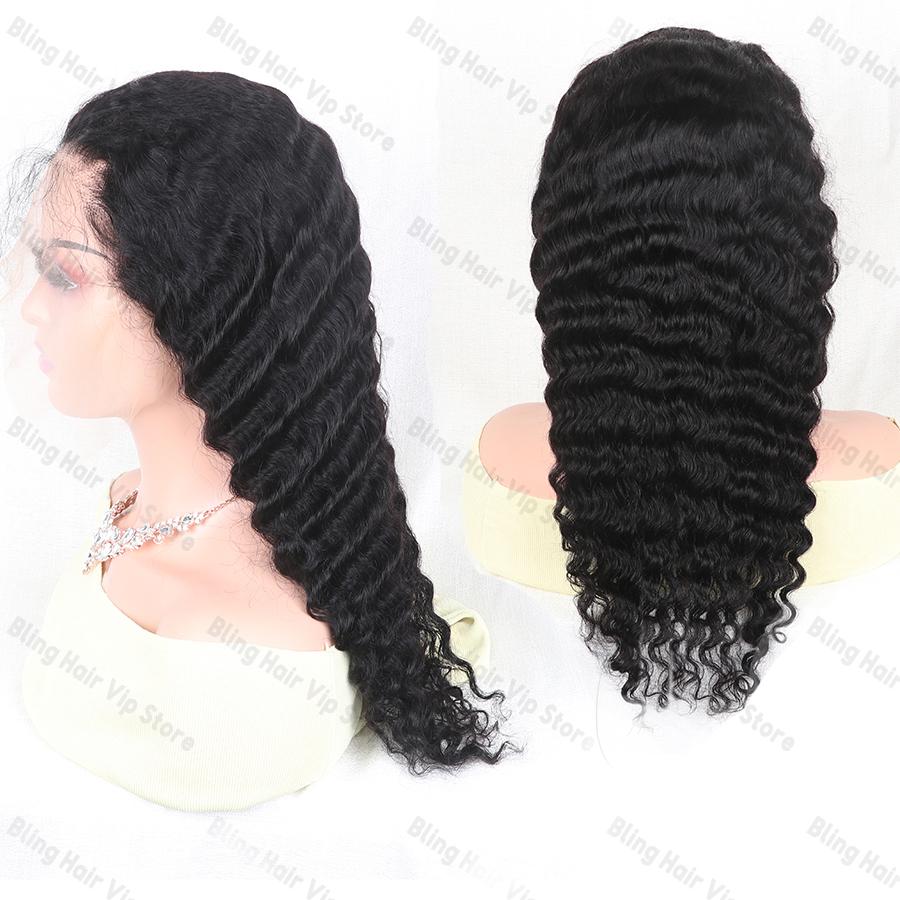 32 34Inch 13x6 13x4 Lace Front Human Hair Wigs Pre Plucked For Women Deep Wave Human Hair Lace Frontal Wigs 180 Density Transparent Lace Wig Real Human Hair #TikTokShopFallDealsForYou #TikTokShopHolidayHaul